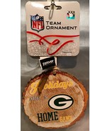 Green Bay Packers HOLIDAYS ARE A HOME GAME Stump Holiday Ornament Packag... - £3.88 GBP