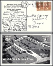 1949 OREGON Postcard - Corvallis to Ashland, Oregon U3 - £2.36 GBP