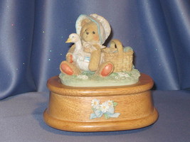 Cherished Teddies Musicbox with Katie The Bear by Enesco. - £33.57 GBP