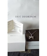 Collana vintage 2001 in argento con diamanti veri in scatola/certificato... - $243.40 CAD