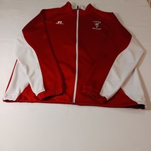 Russell Athletic S71QLMK Coosa Valley Men's Red & White Full Zip Sweatshirt Sz L image 11