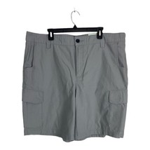 Magellan Mens Shorts Adult Size 42W Gray Cargo Pockets Pockets Fishing NEW - £15.88 GBP