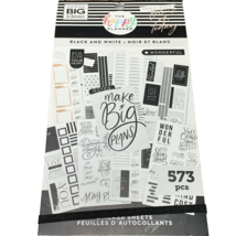 The Happy Planner Black and White Sticker Book 573 Pieces - £14.42 GBP