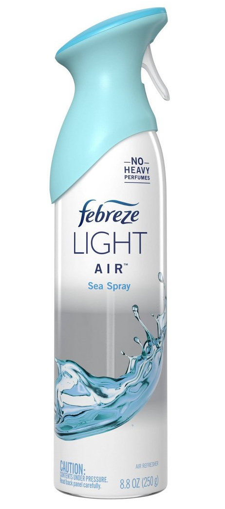 Primary image for Febreze Light Odor-Eliminating Air Freshener, Sea Spray, 8.8 fl. oz.