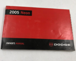 2005 Dodge Neon Owners Manual Handbook OEM J03B43005 - £25.17 GBP