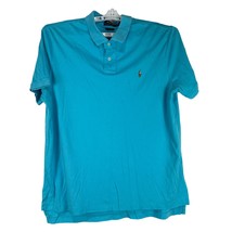 Polo Ralph Lauren Men&#39;s Pima Soft Touch Blue Polo Shirts Size XL - £19.65 GBP