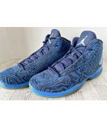 Nike Jordan Super Fly 4 JCRD Blue Blk Print 812870-403 Mens Sz 13.5 Bask... - £55.64 GBP