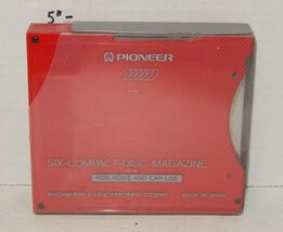 Pioneer 6 Disc Multi-Play PRW 1141 CD Magazine Cartridge PRW1141 Red - $11.85