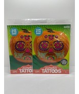 2 PACK Pumpkin Tattoos Easy Pumpkin Decor Glow in the Dark - $238.69 MXN