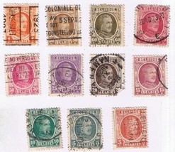 Belgium King Albert I 1922 Lot Of 11 - $1.03