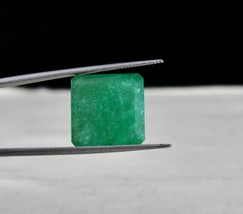 Natural Unheated Emerald Square Cut 19.47 Carats Flat Gemstone For Ring Pendant - $2,090.00