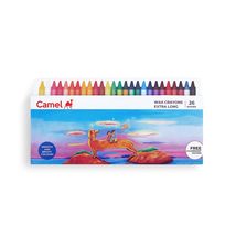 Camel Extra Long Wax Crayons - 24 Shades - $14.76