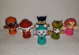 Nickelodeon Paw Patrol Rubber Finger Puppets Lot of 6 Figures - £9.59 GBP