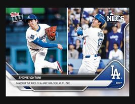 2025 TOPPS NOW SHOHEI OHTANI NLCS 10 Ks 3 HRs GAME FOR THE AGES DODGERS ... - $17.77