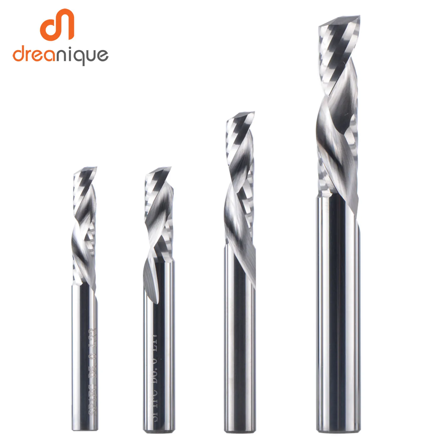 Milling cutter work UP &amp; DOWN Cut 1 Flutes Spiral Carbide Milling Tool,  CNC Rou - £172.27 GBP