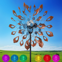Gift for Women, Garden Wind Spinners 360°, Outdoor Metal Windmill Yard Spinners - £78.97 GBP