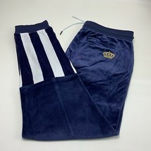 Troop Navy | White Crown Royal Velour Track Pants NWT - £75.62 GBP