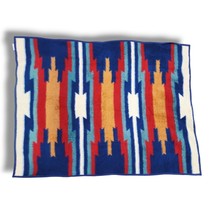 Biederlack Blanket Acrylic Throw 1980s Vintage Southwest Aztec Pattern R... - $37.42