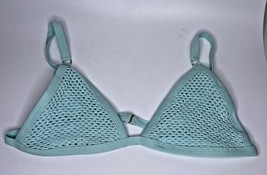 L.A. Hearts Crochet Mint Green Triangle Bikini Top Size XL Runs Sam U151 - £18.37 GBP