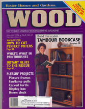 Better Homes &amp; Gardens Wood Magazine Jan 1994, Tambour Bookcase, Miters, Vg - £17.80 GBP