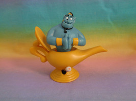 Vintage 1992 Burger King Disney Aladdin Genie in Lamp on Wheels Wind-up Toy  - £1.19 GBP