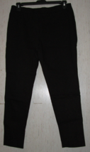 Excellent Womens Apt. 9 Black W/ Shimmery Diamond Print Pull On Pant Size 16P - £18.82 GBP