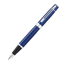 Sheaffer Sheaffer 300 Fine Fountain Pen w/ Chrome Trim (Blue Lacquer) - £56.34 GBP