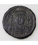 527-565 Ad Bizantino Emp. Justinian I, AE Follis Constantinopla Mint Sb ... - $5,159.63 MXN