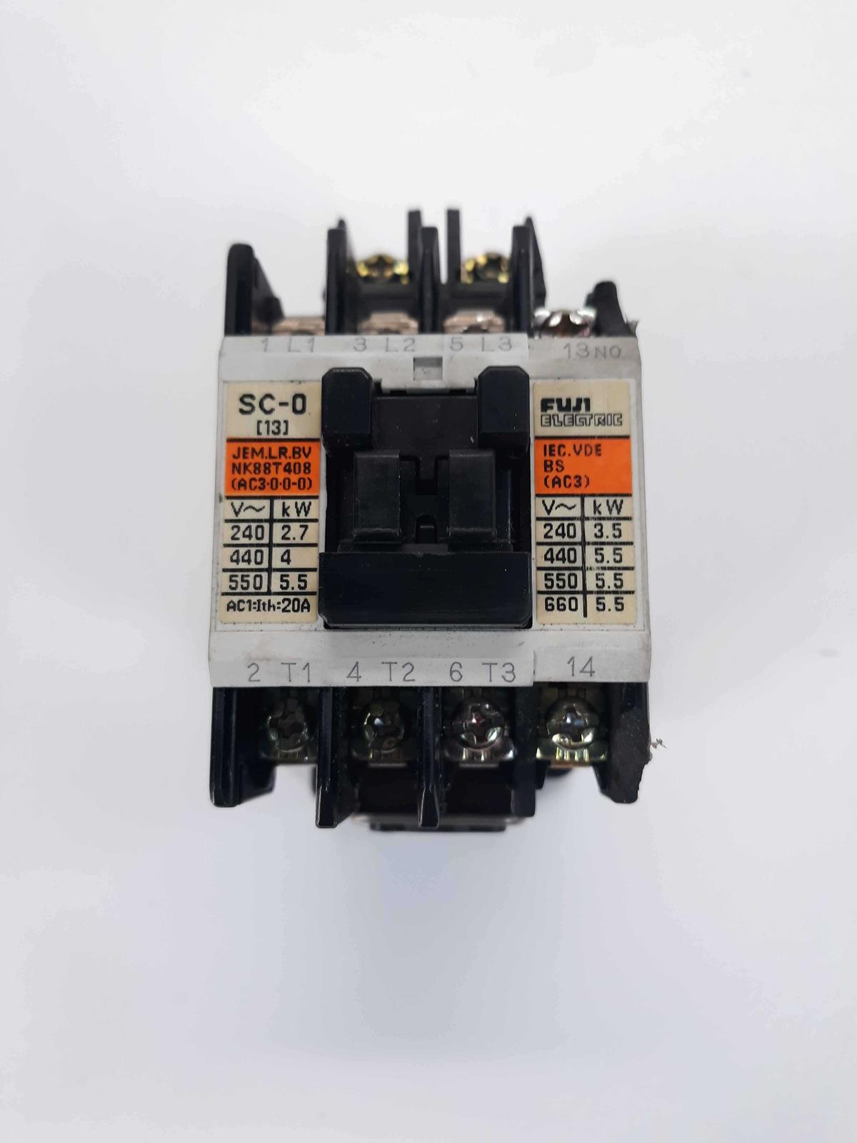 Fuji SC-O(13) Contactor 110-120V Coil  - $25.00