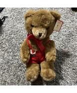Vintage Schmid Musical Teddy Bear Plush Wind Up 1984 Gordon Fraser jointed - $25.23 CAD