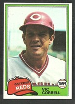 Cincinnati Reds Vic Correll 1981 Topps Baseball Card 628 nr mt - £0.39 GBP