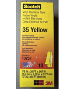 Scotch Vinyl Color Coding Electrical Tape YELLOW 35, 1/2 in x 20 ft, 10 ... - €20,37 EUR