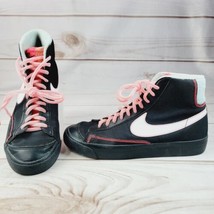 Nike Blazer Mid &#39;77 Womens Size 9.5 Black Athletic Shoes Sneakers DD7710-001 - £39.95 GBP