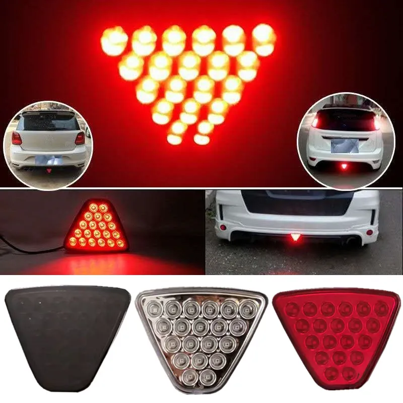 12V F1 Style Universal Led ke Stop Light  Triangle 20 LED Rear Tail Light Revers - £125.41 GBP