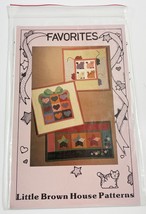 Favorites Little Brown House Pattern 1992 By Barbara J Vassler - £7.76 GBP