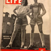 LIFE Magazine July 21, 1947 - Americans in Heidelberg, Harley Davidson  - $74.25