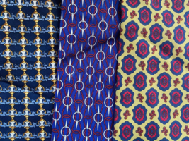 Burberry Silk Designer Mens Neckties Burberrys of London Ties LOT 3 - £49.56 GBP