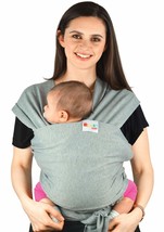 NimNik Baby Sling Wrap Carrier - Natural Cotton Multi Position Soft Sling for Ne - £45.55 GBP