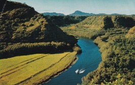 Wailua River Kauai Hawaii HI 1960 Postcard C42 - $2.99