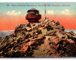 Marine Exchange Observatory Mt Tamalpais California CA UNP DB Postcard W4 - £3.61 GBP