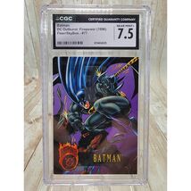 1996 Fleer DC Outburst: Embossed Firepower #77 Batman CGC 7.5 - $17.97
