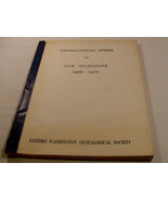 [P16] GENEALOGICAL INDEX TO DAR MAGAZINE 1966-1970 Eastern Washington Ge... - $20.73