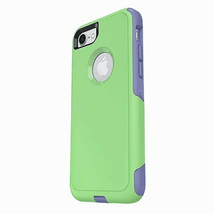 for iPhone 7 Plus/8 Plus Slim Shockproof 2-in-1 Durable Hybrid Case LIGHT GREEN/ - £4.68 GBP