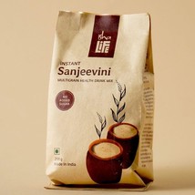 Isha Life New Instant Sanjeevini Multigrain Health Drink Mix 250 Gms No Sugar - £21.35 GBP