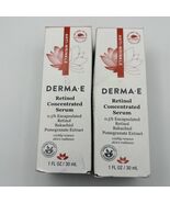 2 Pack Derma E Anti-Wrinkle Retinol Concentrated Serum 1 oz each Exp 09/... - $23.75