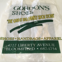 Defunct Gordon&#39;s shoe store Pittsburgh PA large plastic store shopping bag - $19.75