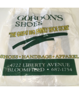 Defunct Gordon&#39;s shoe store Pittsburgh PA large plastic store shopping bag - €17,15 EUR