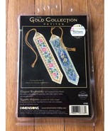 Dimensions Cross Stitch Kit-Elegant Bookmarks-NEW-Sealed-Gold Collection - $14.85