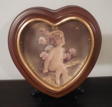 Bradford Exchange Angel Plate Love&#39;s Heavenly Messenger 4th issue plate &amp; frame - £19.52 GBP
