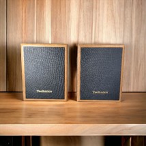 Technics SB-S15 Bookshelf Wall Mount Speaker System Model Simulated Wood... - $48.39